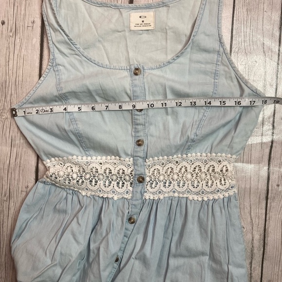 Pins & Needles denim dress with lace - Picture 10 of 11